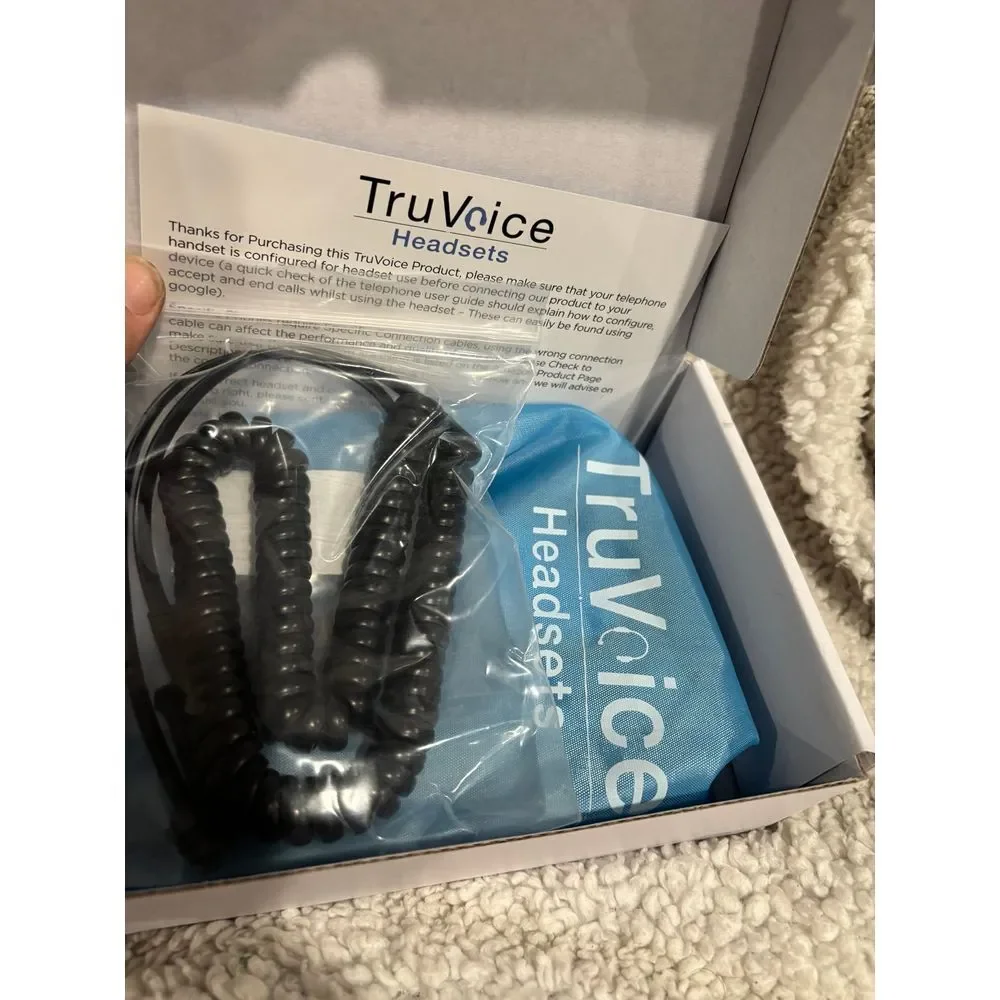 TruVoice HD-300 Deluxe Single Ear Headset‎ with Noise Reduction Voice Tube